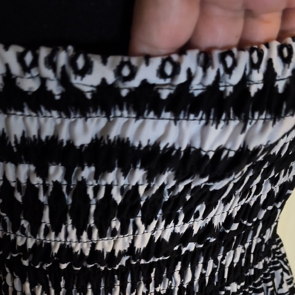 Bobbie Brooks Black and White Spaghetti Strap Sundress - Picture 6 of 7